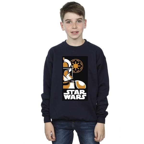 Star Wars Boys Stormtrooper Art Poster Sweatshirt