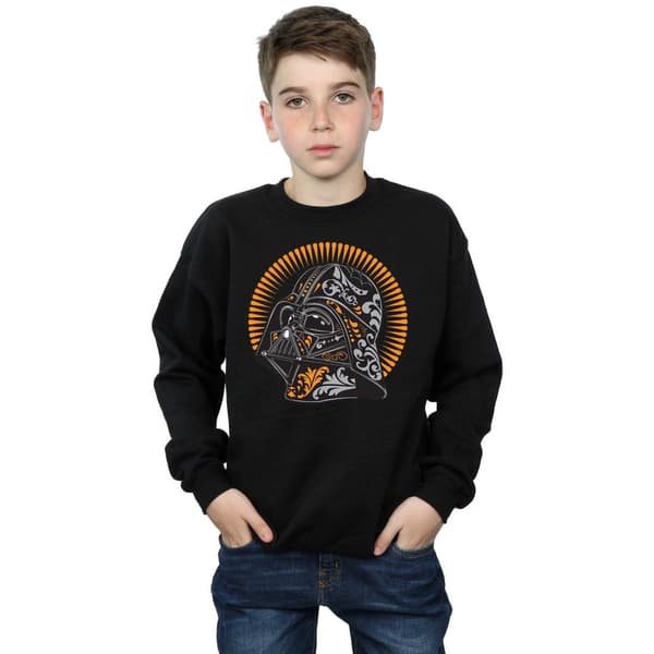 Star Wars Boys Darth Vader Dia De Los Muertos Sweatshirt