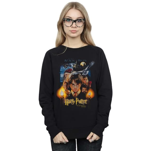Harry Potter Dam/kvinnor The Sorcerer's Stone Poster Sweatshirt