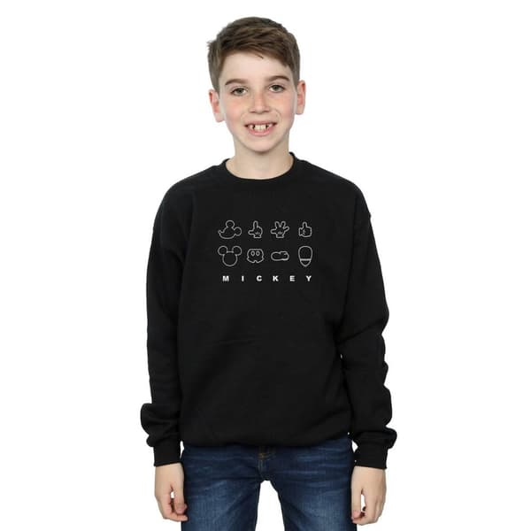 Disney Boys Mickey Mouse Deconstructed Sweatshirt