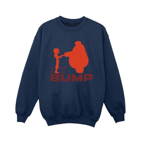 Disney Boys Big Hero 6 Baymax Fist Bump Cutout Sweatshirt