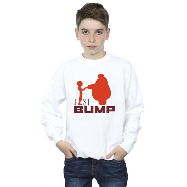 Disney Boys Big Hero 6 Baymax Fist Bump Cutout Sweatshirt