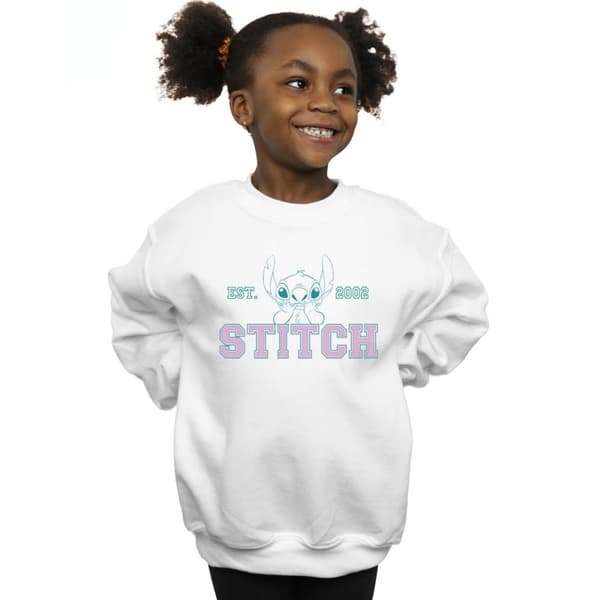 Disney Girls Lilo And Stitch Collegial Pastel Sweatshirt