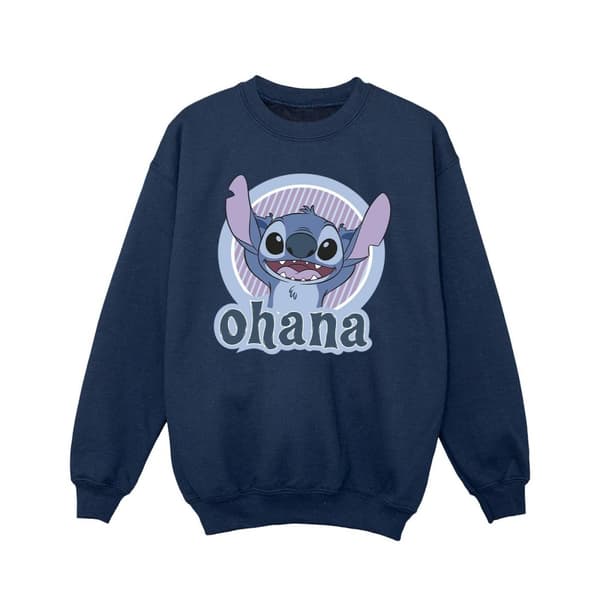 Disney Lilo And Stitch Ohana Circle Sweatshirt för flickor