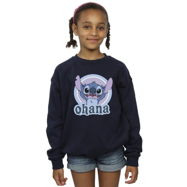 Disney Lilo And Stitch Ohana Circle Sweatshirt för flickor