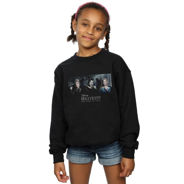 Disney Maleficent Mistress Of Evil Character Poster Sweatshirt för flickor