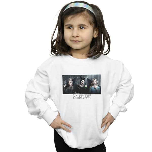 Disney Maleficent Mistress Of Evil Character Poster Sweatshirt för flickor