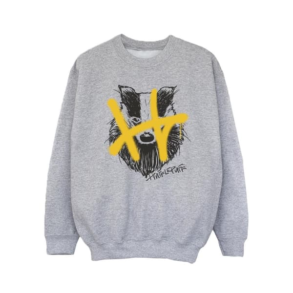 Harry Potter Hufflepuff Pop Spray-tröja för flickor