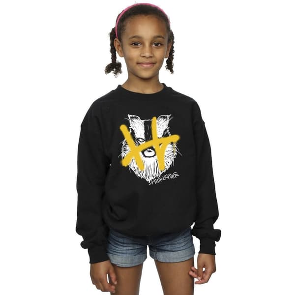 Harry Potter Hufflepuff Pop Spray-tröja för flickor