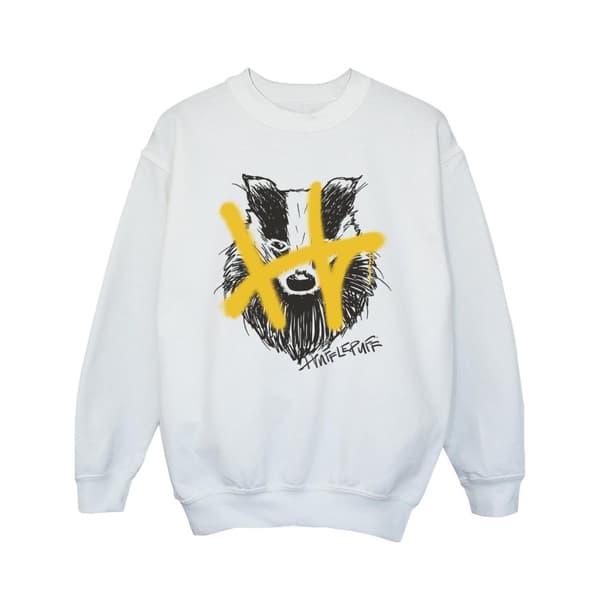 Harry Potter Hufflepuff Pop Spray-tröja för flickor
