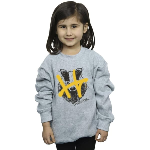 Harry Potter Hufflepuff Pop Spray-tröja för flickor