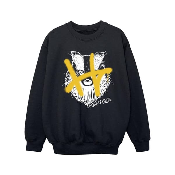 Harry Potter Hufflepuff Pop Spray-tröja för flickor