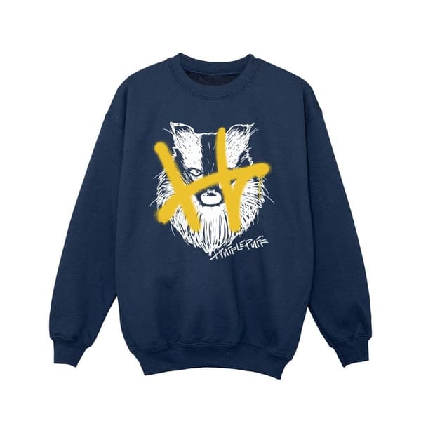 Harry Potter Hufflepuff Pop Spray-tröja för flickor