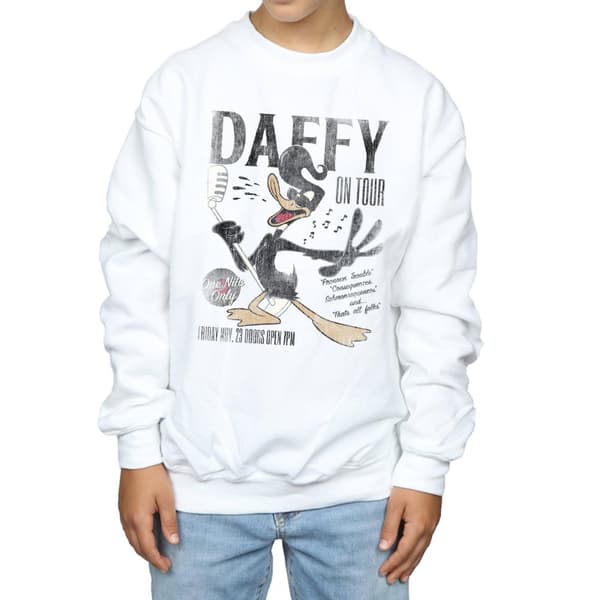 Looney Tunes Boys Daffy Duck Concert Sweatshirt