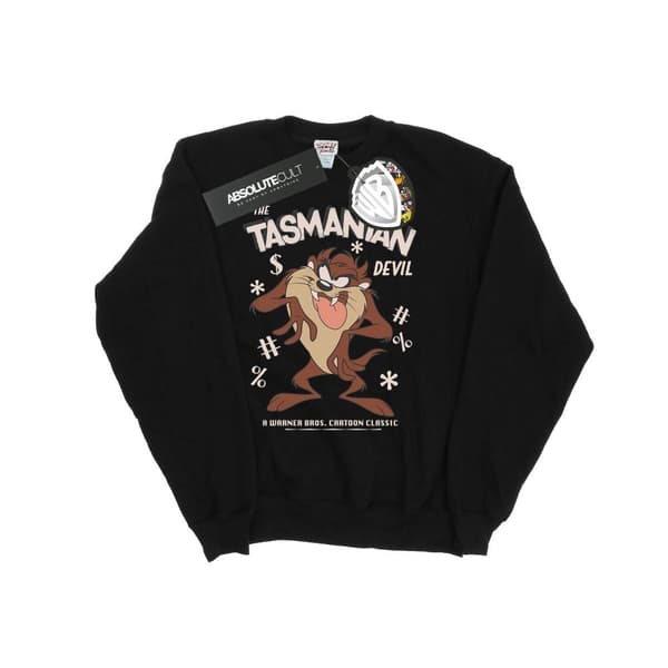Looney Tunes Girls Vintage Tasmanian Devil Sweatshirt