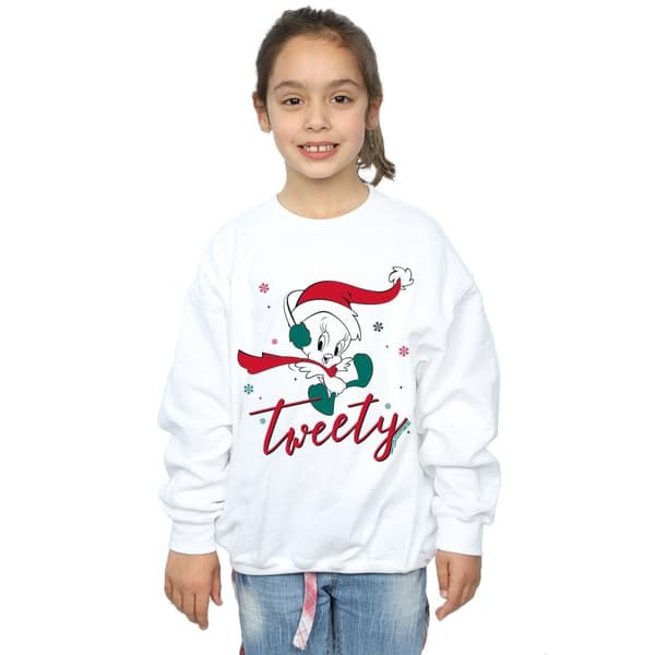 Looney Tunes Tweety Pie-jultröja för flickor