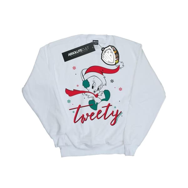 Looney Tunes Girls Tweety Pie Christmas Sweatshirt