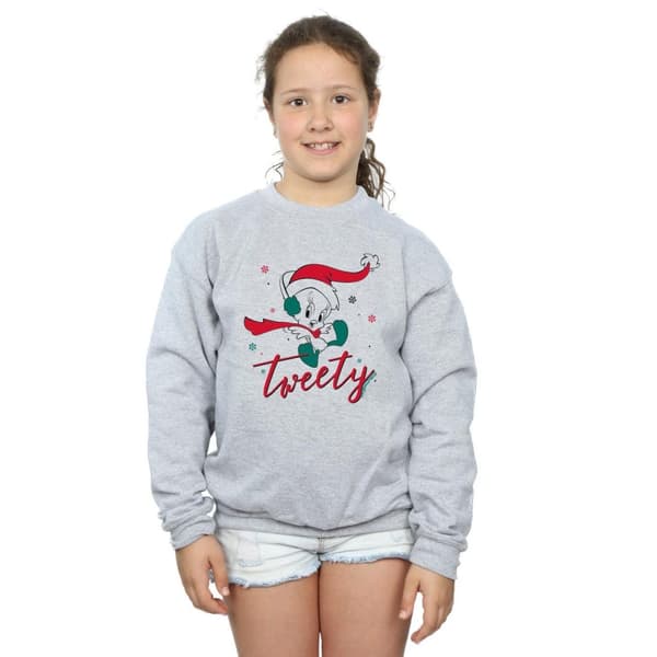 Looney Tunes Tweety Pie-jultröja för flickor