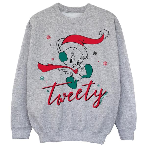 Looney Tunes Tweety Pie-jultröja för flickor