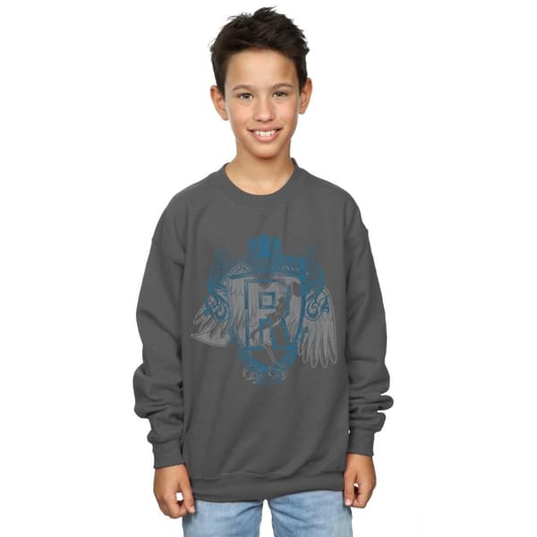 Harry Potter Boys Ravenclaw Raven Crest Sweatshirt