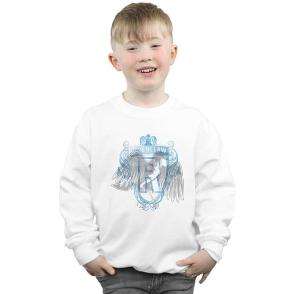 Harry Potter Boys Ravenclaw Raven Crest Sweatshirt