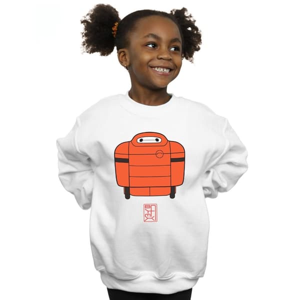 Disney Girls Big Hero 6 Baymax Suit Sweatshirt