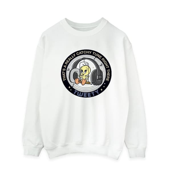 Looney Tunes Sweatshirt Tweety Catchy Tune för herrar