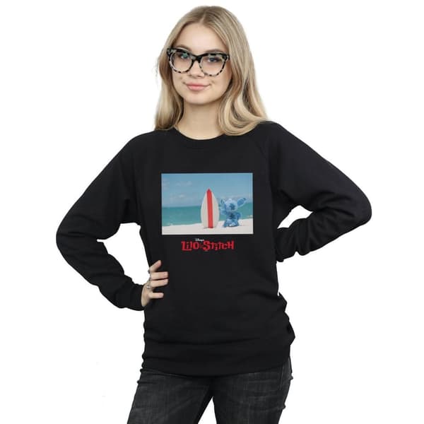 Disney Lilo And Stitch Surf Beach - Sweatshirt för kvinnor/damer