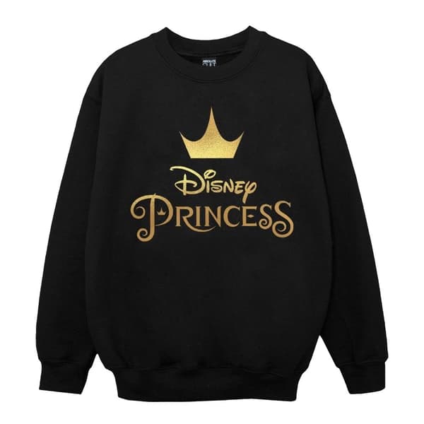Disney Girls Princess Crown Logo Sweatshirt