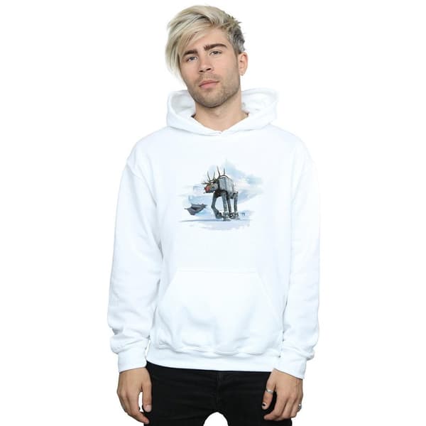 Star Wars Jul AT-AT ren-hoodie för män