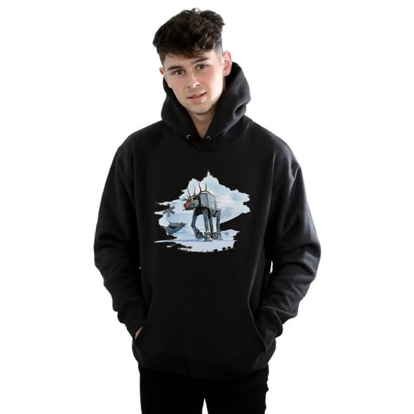 Star Wars Jul AT-AT ren-hoodie för män