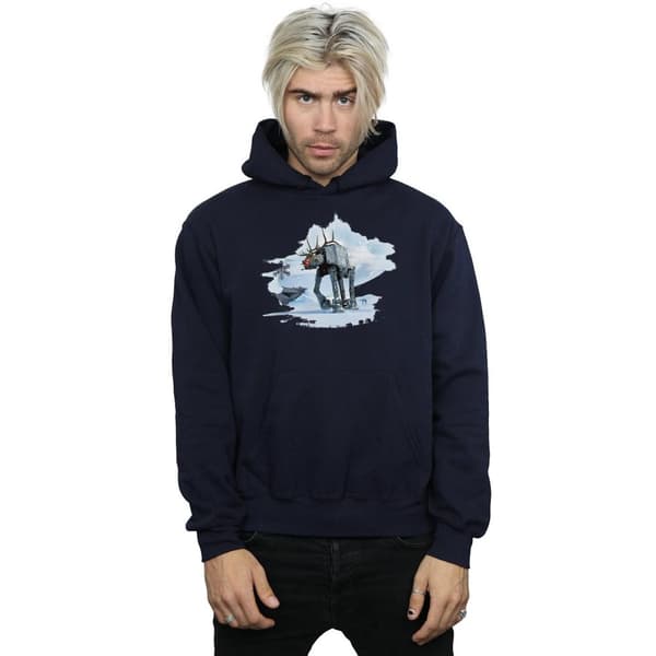 Star Wars Jul AT-AT ren-hoodie för män