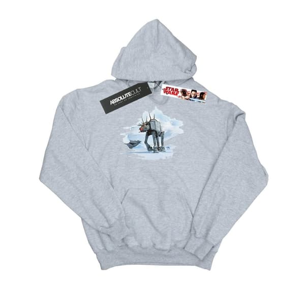 Star Wars Jul AT-AT ren-hoodie för män