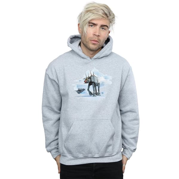 Star Wars Jul AT-AT ren-hoodie för män