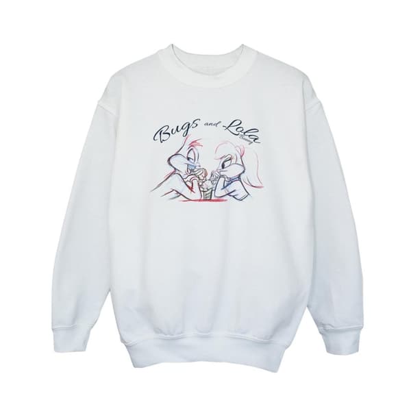 Looney Tunes Boys Bugs And Lola Sketch Sweatshirt