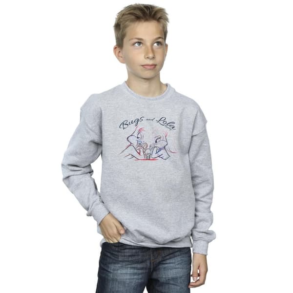 Looney Tunes Boys Bugs And Lola Sketch Sweatshirt