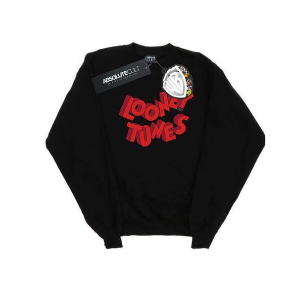 Looney Tunes Girls 3D Logo Sweatshirt