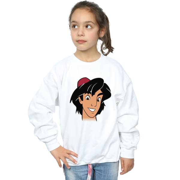 Disney Aladdin Headshot-tröja för flickor