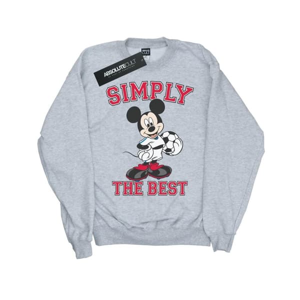 Disney Musse Pigg Simply The Best-tröja för flickor Sports Grey 9-11 Years