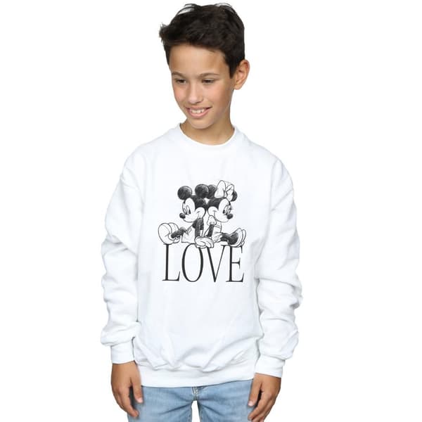 Disney Boys Mickey And Minnie Mouse Love Sweatshirt