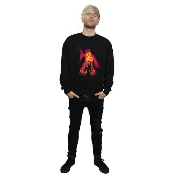 Harry Potter Mens Dumbledore Silhouette Sweatshirt