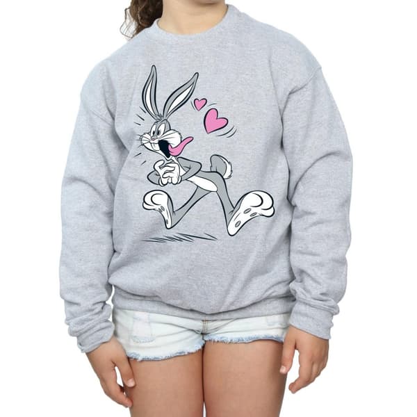 Looney Tunes Girls Bugs Bunny In Love Sweatshirt