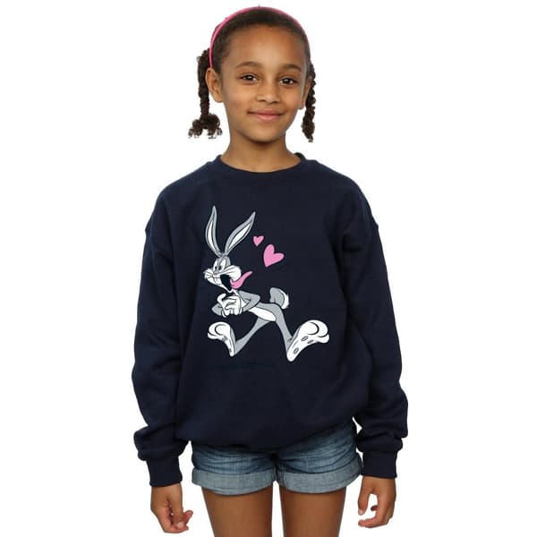 Looney Tunes Girls Bugs Bunny In Love Sweatshirt