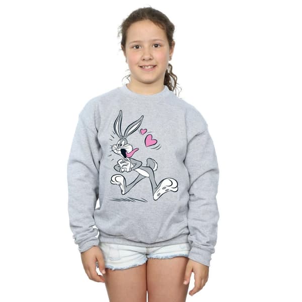 Looney Tunes Girls Bugs Bunny In Love Sweatshirt