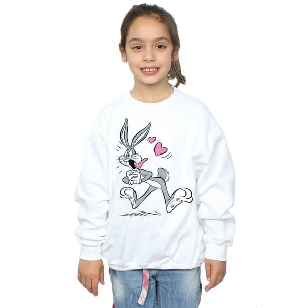 Looney Tunes Girls Bugs Bunny In Love Sweatshirt