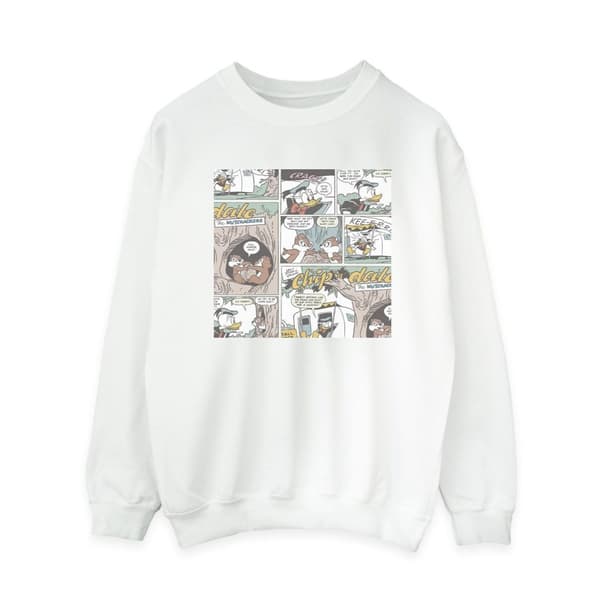 Disney Sweatshirt med serietidningen Chip ´n Dale för damer/kvinnor