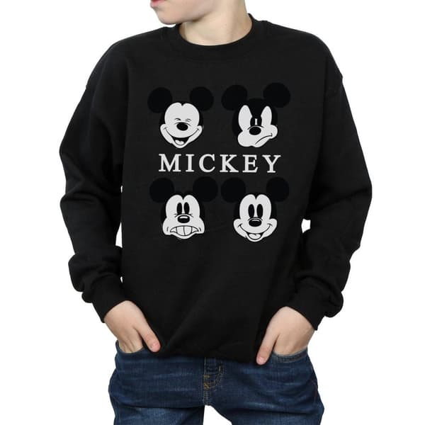 Disney Boys Mickey Mouse Four Heads Sweatshirt