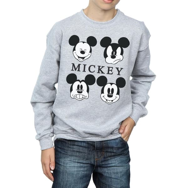 Disney Boys Mickey Mouse Four Heads Sweatshirt