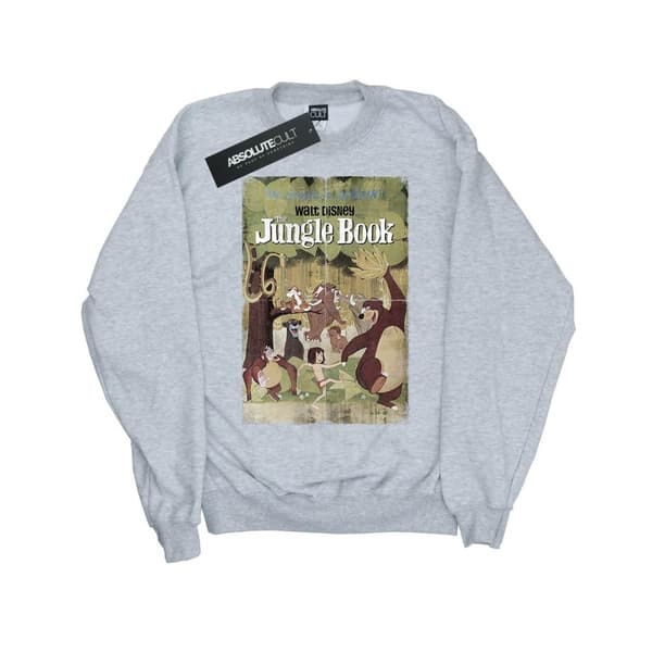 Disney Boys The Jungle Book Retro Poster Sweatshirt