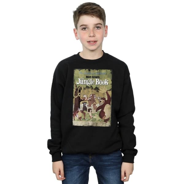 Disney Pojkar Djungelboken Retro Poster Sweatshirt